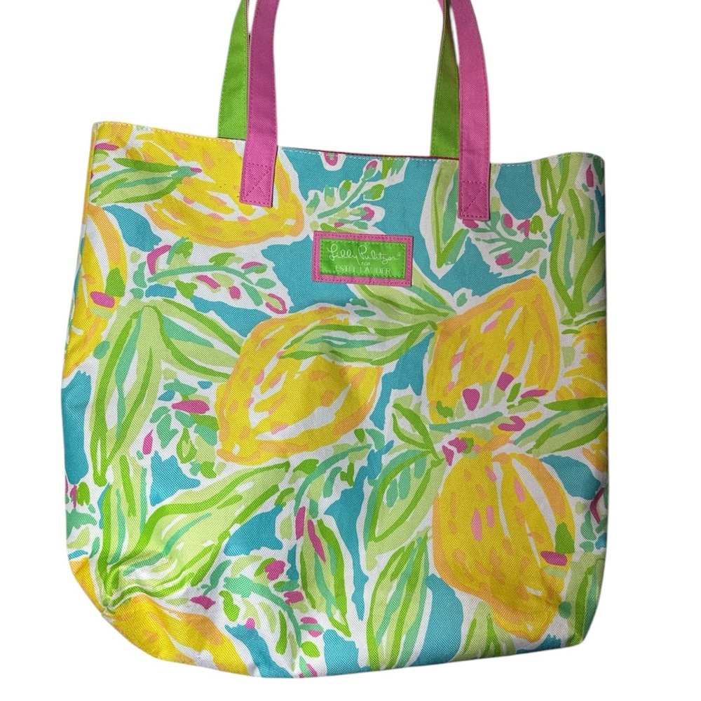 Lilly Pulitzer Lemon Print Tote Bag